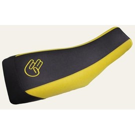 Hidden Comfort Camo HCC Racing seat Cover Compatible with Yamaha Raptor 660 Shocker Logo Black Gripper/Yellow