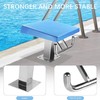 Errzom Swimming Pool Diving Platform, Stainless Steel Non-Slip Diving Boards,