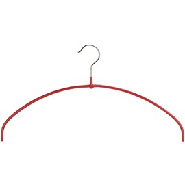 MAWA Euro Series Ultra Light/Thin Non-Slip Space-Saving Clothes Hanger Style 42-PT for Shirts & Dresses, Set of 20, Red, Pack of 20, 2 Piece
