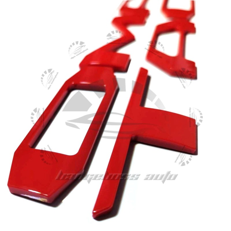 Unbranded 2016-2023 Tailgate Insert Letters Badge For Tacoma 3D Red