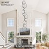 AIRYPHANT Modern LED Chandelier High Ceiling Staircase Chandeliers Foyer Lighting
