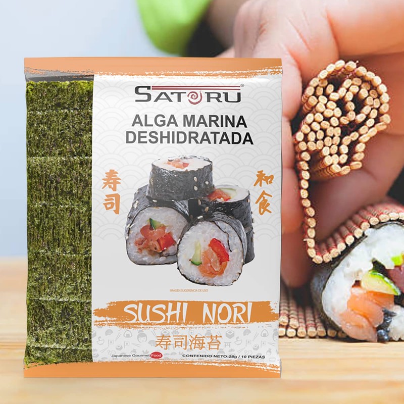 Satoru Alga Marina Nori Para Sushi, Característico salado (alga marina),