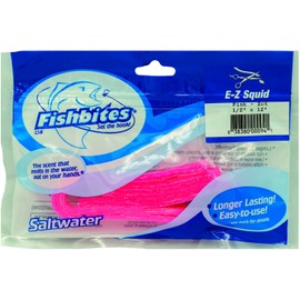 Fishbites® E-Z Squid - Longer Lasting (Pink) | FishBites