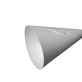 Dot Red - 200 Medium Sugar Cone Paper Jackets - Recyclable - Straight Edge Ice Cream Waffle Cone Jacket (200 Pack)