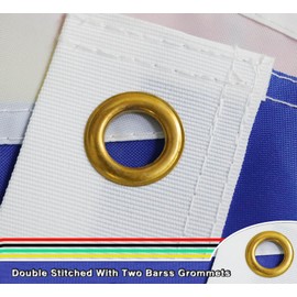 Premium Canada Alberta Flag 3x5 Ft - Nylon Embroidered provincial shield of arms -Quadruple Stitched Fly Ends Province AB Flags 90X 150 CM Outdoor/Indoor Banner Yard Decoration