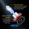 wideep H11 Halogen Bulb, DC 12V 55W 5000K, Low Beam,