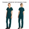 Dagacci - Conjunto médico de uniforme médico para mujer, elástico