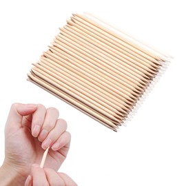 Orange Wood Sticks, Wooden Nail Sticks, Multi-functional, Easy Cuticle Treatment, Nail Pusher, Polishing Correction Parts, DIY, Set of 100