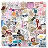 100Pcs Music Lyric Stickers for Fans Adult,Popular Singer Ablums Lyrics