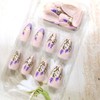 Spring Press on Nails Almond Shape Fake Nails French Tip
