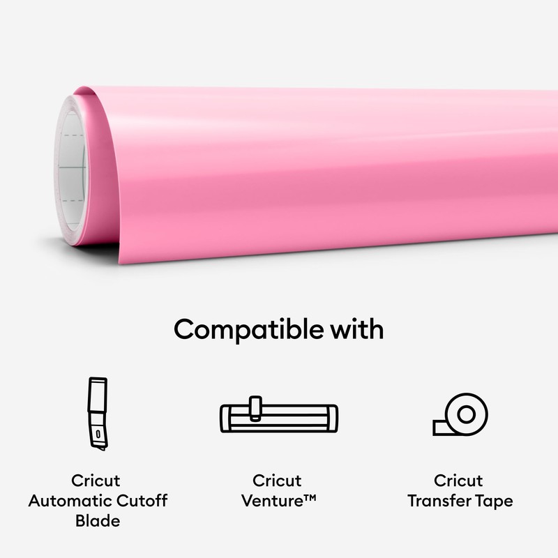 Cricut Smart Vinyl– Permanent - Light Pink (25 in x