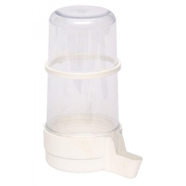 Bird Automatic Water Tube Feeder Silo Food Dispenser for Canary Finch Cage Aviary 16 oz 500 ml Large Jumbo Weekender (2PCS)