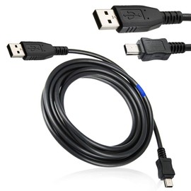 T POWER USB Cable for fits Mitac MIO DigiWalker GPS MooV Replacement Spare Power Cord Charging Sync Data Cable
