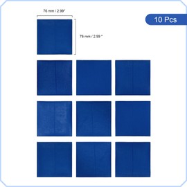 PAX 10Pcs 76x76mm Classic Nature Rubber Tire Patches, Nature Rubber Sheet, Suitable for Tubeless Bikes, Bicycles Clincher Tube