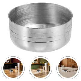 TEHAUX Stainless Steel Cocktail Shaker Lid Replacement, Anti-Splash Shaker Cup Cover, Silver, 3.8 x 3.8 x 2.1 cm