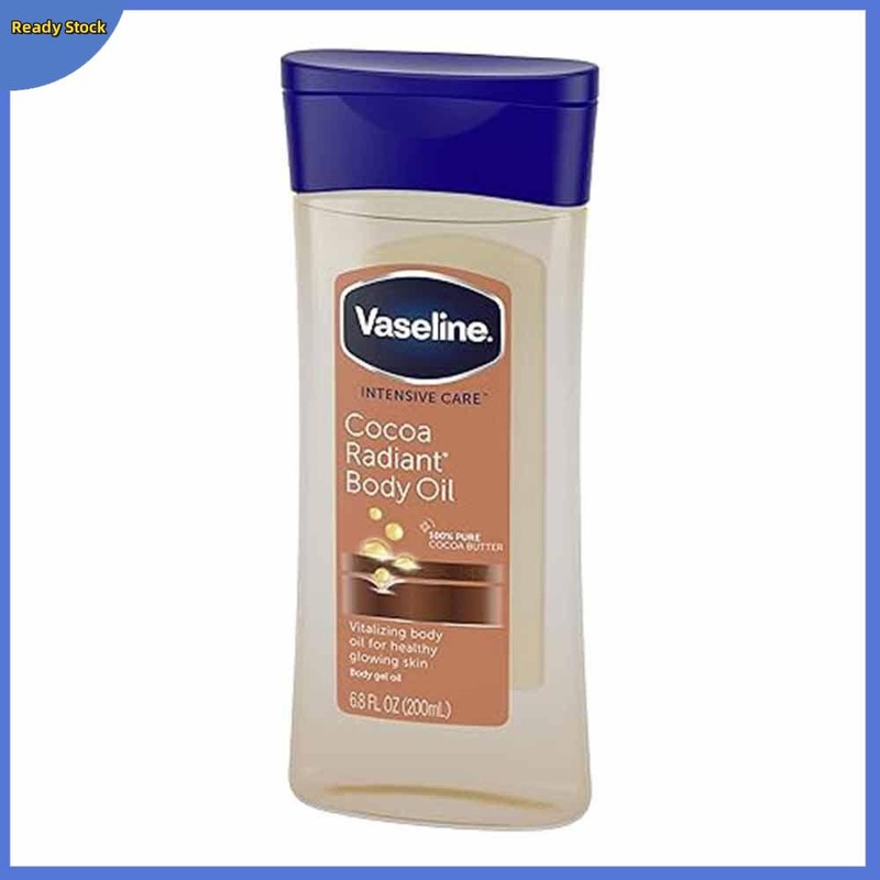 200ml Vaseline Intensive Care Cocoa Radiant Body Oil Moisturiser Body