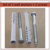 AERZETIX - C57451 - Set of 2 Dowels Diameter 16