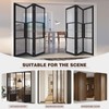 Bifold Closet Door Hardware Kit with Top/Bottom Bracket, Guide Wheel