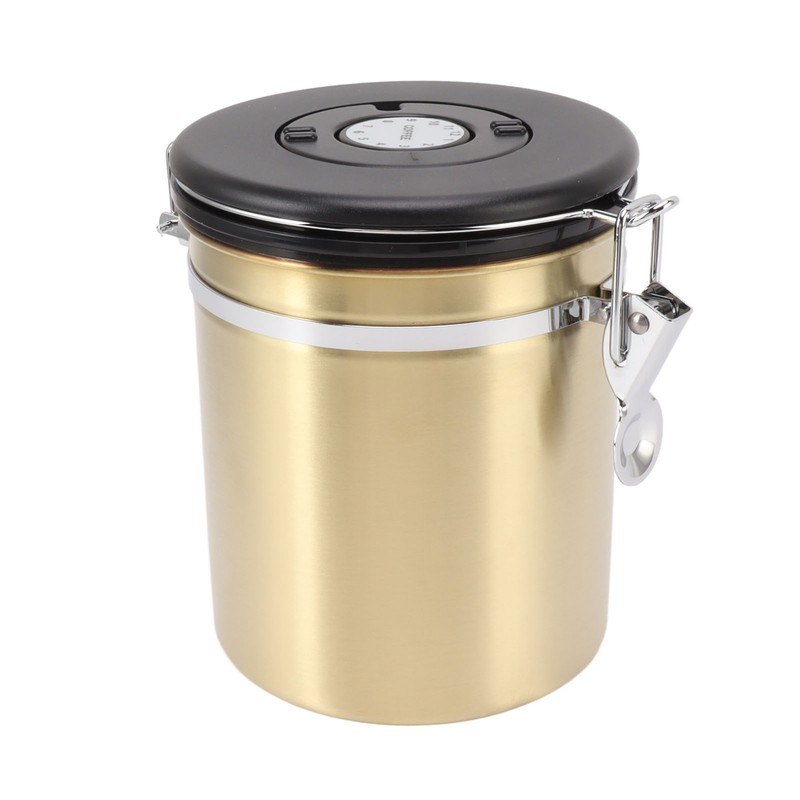 Sealed Sealed Coffee Canister 304 Stainless Steel Coffee Storage Tank