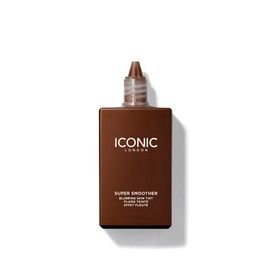 ICONIC LONDON Super Smoother Blurring Skin Tint | Light to Medium Coverage, Hydrating, Ultra-Lightweight Tinted Moisturizer, Cruelty-Free, Vegan Makeup (Warm Rich) 1.01 Fl oz