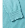 QUALFORT - Suéter de punto suave 100% algodón para mujer,