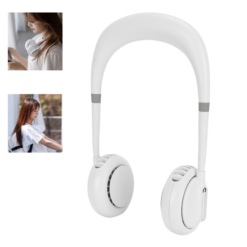 Mini Hands Free Fan USB Charging Hanging Neck Cooling Fan