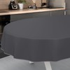 ANRO Oilcloth Tablecloth, Washable, Oilcloth, Garden Tablecloth, Outdoor, Indoor, Oval,