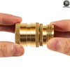 Bzcovac Heavy Duty Brass Hose Quick Disconnect Set for Dramm,