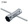 TA-VIGOR Dual End Spark Plug Spanner 17mm & 19mm, Manual
