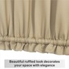 Aquazolax Door Curtain 40 Inch Length - Room Darkening Black