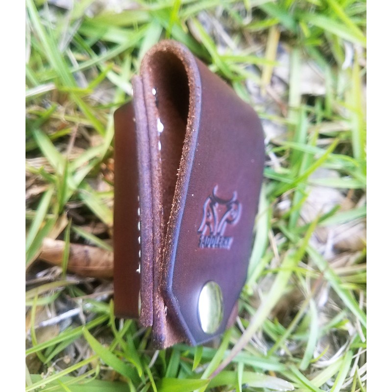 Leather Flashlight Holster for AA Battery Flashlights - Heavyduty Made