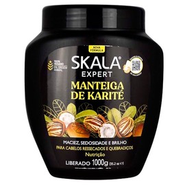 Brazilian Hair Treatment Cream Manteiga de Karite Shea Butter 35oz by Skala, 35.2 Ounce