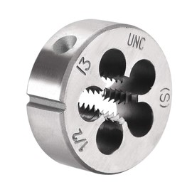 sourcing map Round Die Machines Right Thread Die Alloy Tool Steel 1/2"-13 UNC