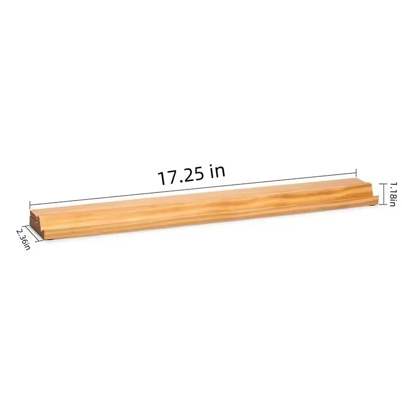 Wooden Environmentally Friendly Material Durable Smooth Non Card Mahjong RulerColor: