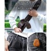 KOYOKOMA Mini Pouch with Carabiner, Genuine Leather, Cowhide Leather, Stylish,