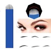 50pcs U18 Navajas Microblading Pin Y Lengua De Gato Agujas