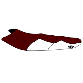 BlackTip Jetsports Premium Seat Cover Compatible with Yamaha 1999-2004 WaveRunner SUV 1200 (Burgundy/White)