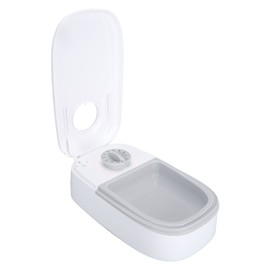 Automatic Pet Feeder Multifunction Detachable Intelligent Single Meal Timed Cat Food Dispenser for Cats and Dogs Gray