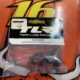 Losi TEAM LOSI TLR234048 CASTER BLOCK SET 5 DEG 22 3.0