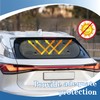 RHQFDM Heckscheibe Sonnenschutz Kit,Mesh Sonnenschutz für Heckscheibe,Hund&kindersicherer Autosonnenschutz,im Auto Hinten,Durchlüftet