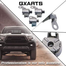 GXARTS AW4 A340 Transmission TCC Lock Up Solenoid + Shift Solenoids Kit fit for Toyota Previa Supra T100 Tacoma 4Runner Pickup fit for Jeep Wagoneer Cherokee Comanche fit for Lexus SC300 1992-1997