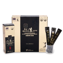 GeumHeuk GeumHeuk Korean Black Ginseng Extract EveryGin (10mL X 30 Pouch) - Premium Quality Ginseng. Boost Immunity and Promote Enhance Immunity, Mental Performance, Stamina, Energy Health