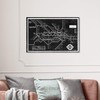 Wynwood Studio Flags Wall Art Canvas Prints 'London Underground Map