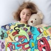 KAOVCXR Dandy world Anime Throw Blanket,Cartoon Horror Game Throw Blanket,Soft