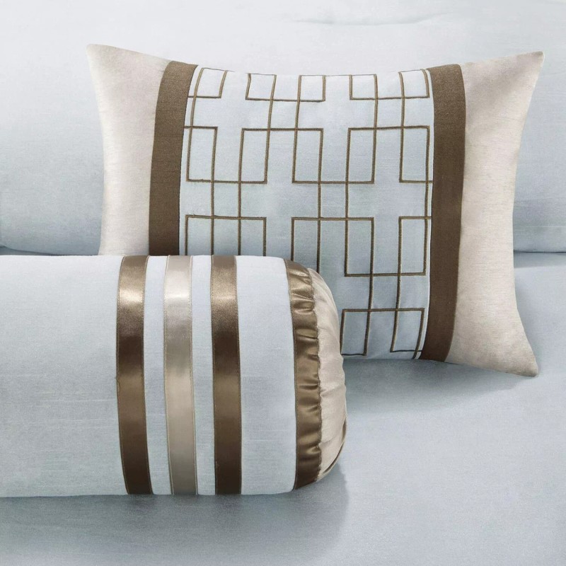 Madison Park 7 Pieces Comforter Set-Deluxe Hotel Collection Luxury Bedding