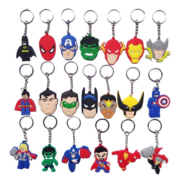 Guoiondw 20 key chains, decorative items, fillers, Christmas gifts, holiday