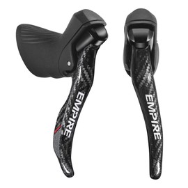 SENSAH EMPIRE SS/GS Road Bike Shifter Double 2x11 Speed Lever Brake Bicycle Derailleur Group Set Compatible with Shimano (EMPIRE Shifters(Carbon Fiber)