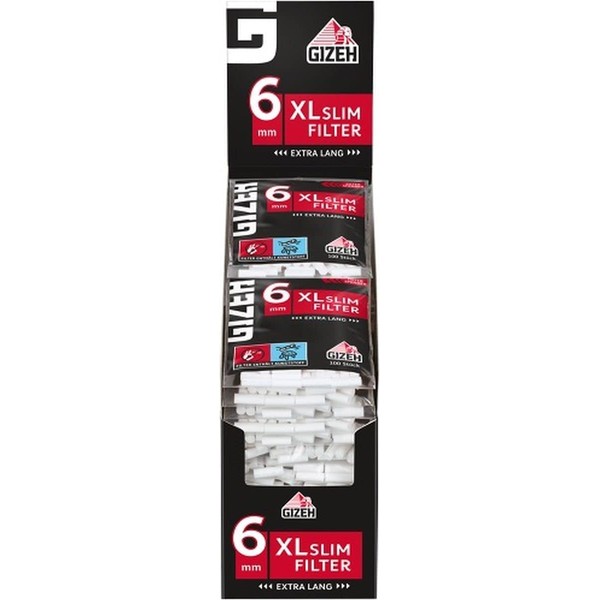 Gizeh XL Slim Filter Diameter 6 mm Extra Long (10 x 100) Slim Filter