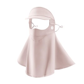 N.A shop Face Cover, UV Protection Mask for Tennis, Golf, Running, Bicycle, Sunburn (Pink)