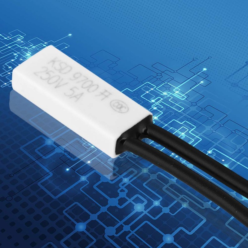 KSD9700 Normally Open Temperature Controller Thermal Protection Plastic Probe (70℃)